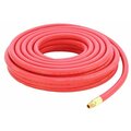 Abbott Rubber 1010-03825-50-4Mm Air Hose, 3/8 In Id, 50 Ft L, Mnpt, 250 Psi Pressure, Epdm Rubber, Red 1502-38X50MM